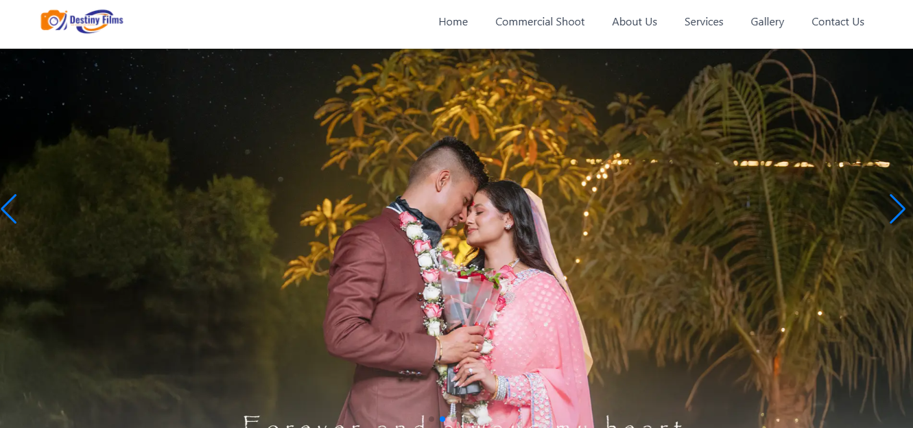 Photo & Videography Website